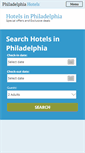 Mobile Screenshot of hotelsphiladelphiapa.com