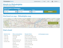 Tablet Screenshot of hotelsphiladelphiapa.com